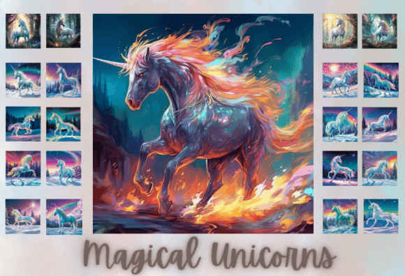 21 Magical Unicorns Illustrations Jpg: Unlock Creative Versatility