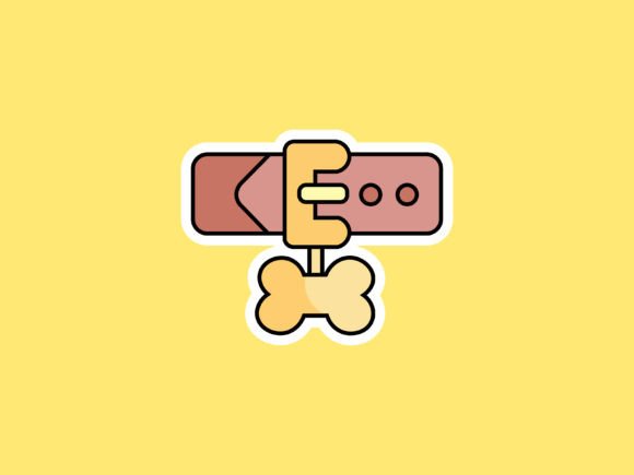 Charming Pets Collar Illustrations for Creative Projects