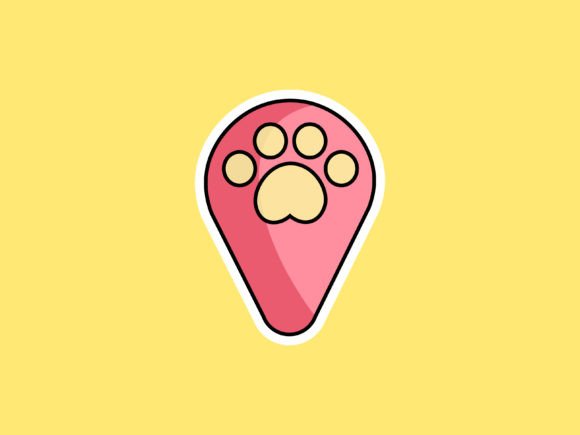 Charming Pets Location Illustrations for Creative Projects