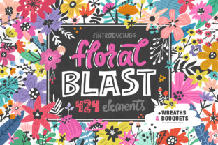 Floral Blast Illustrations: A Complete Clipart Collection