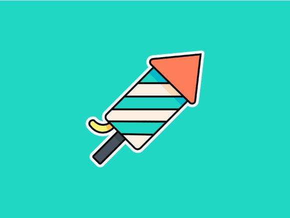 St Patrick Firework Illustrations: Vibrant Festive Design Assets